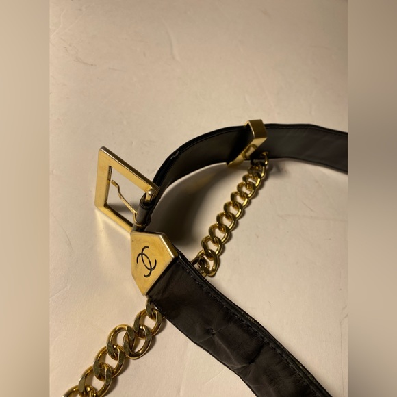 Chanel Vintage Leather Drop Chain with Logo Detail Belt Size: 80cm - Picture 8 of 9